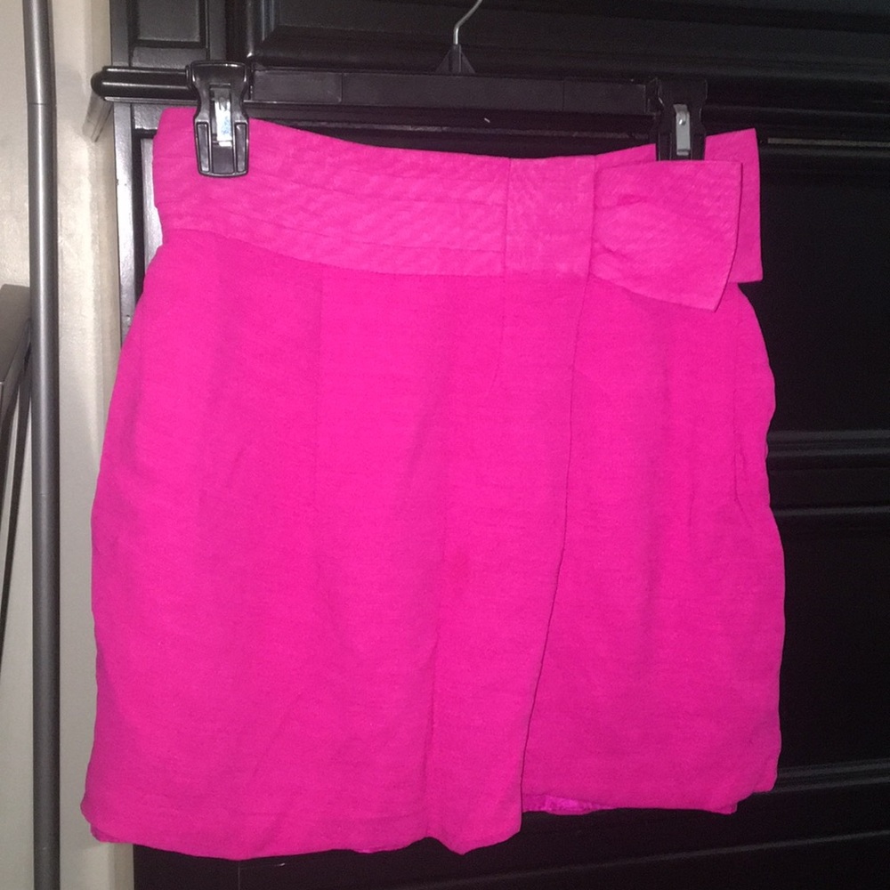 Bcbg maxazaria runway hot pink skirt